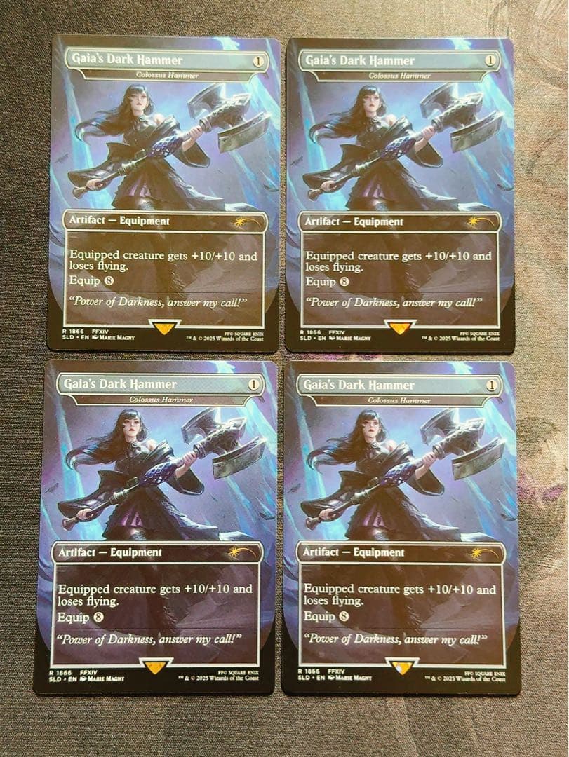 【SLD通常版】ガイアのイポスセスフィラ(巨像の鎚)　英語　4枚セット