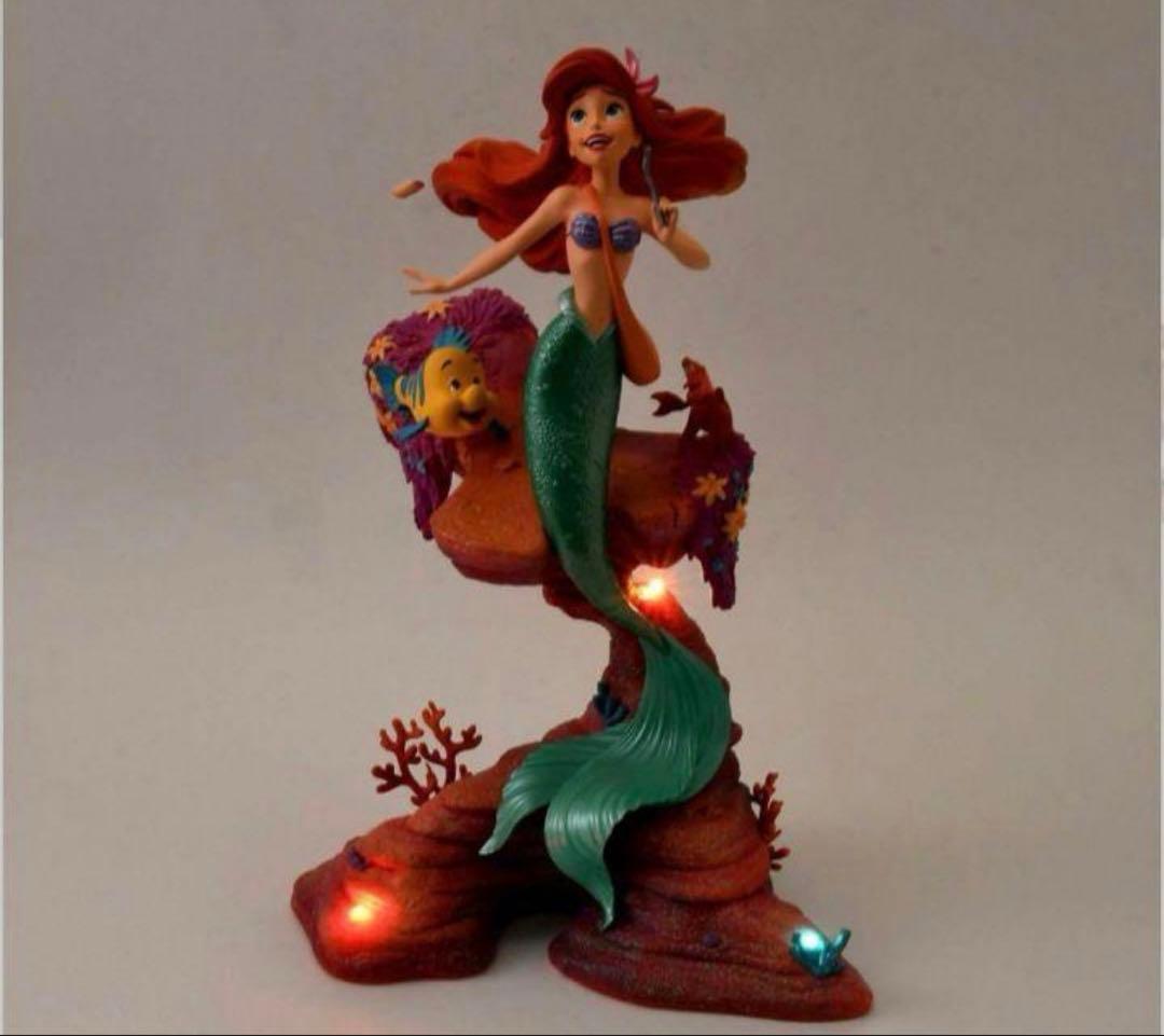 リトルマーメイド アリエル フランダー セバスチャン LEDライト フィギュア