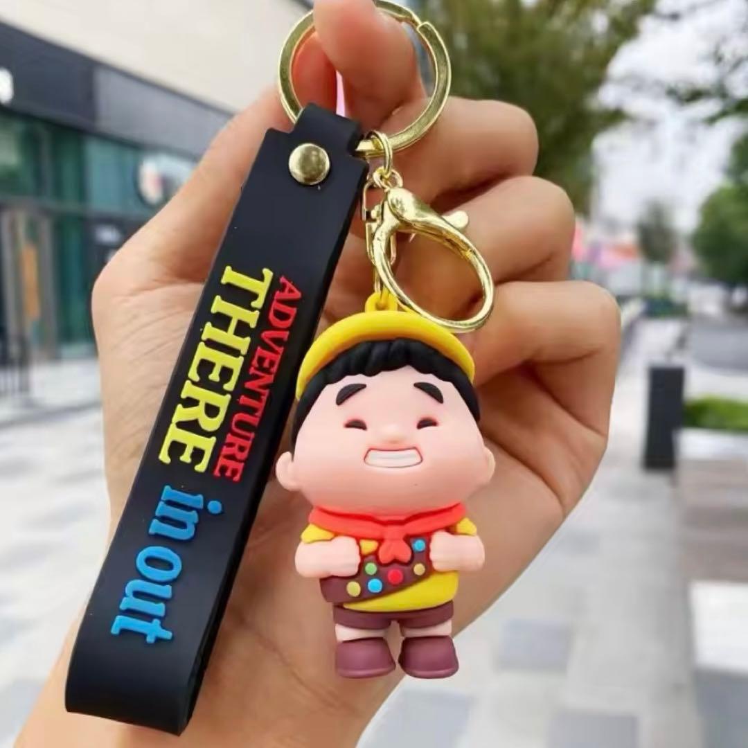 Disney カールじいさんの空飛ぶ家 キーホルダー ストラップ 2個セット