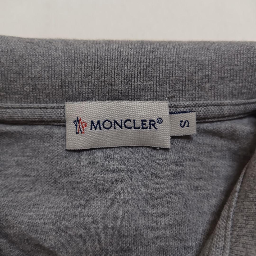 MONCLER グレー ポロシャツ S