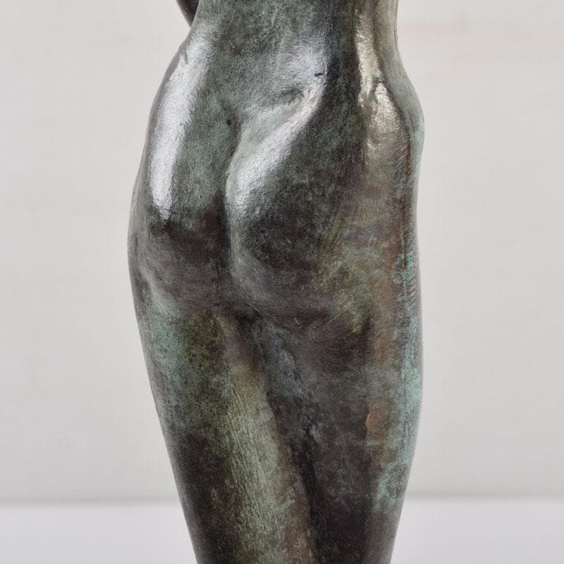 ブロンズ像　裸婦像　女性像　置物　約1.2kg　C　9070