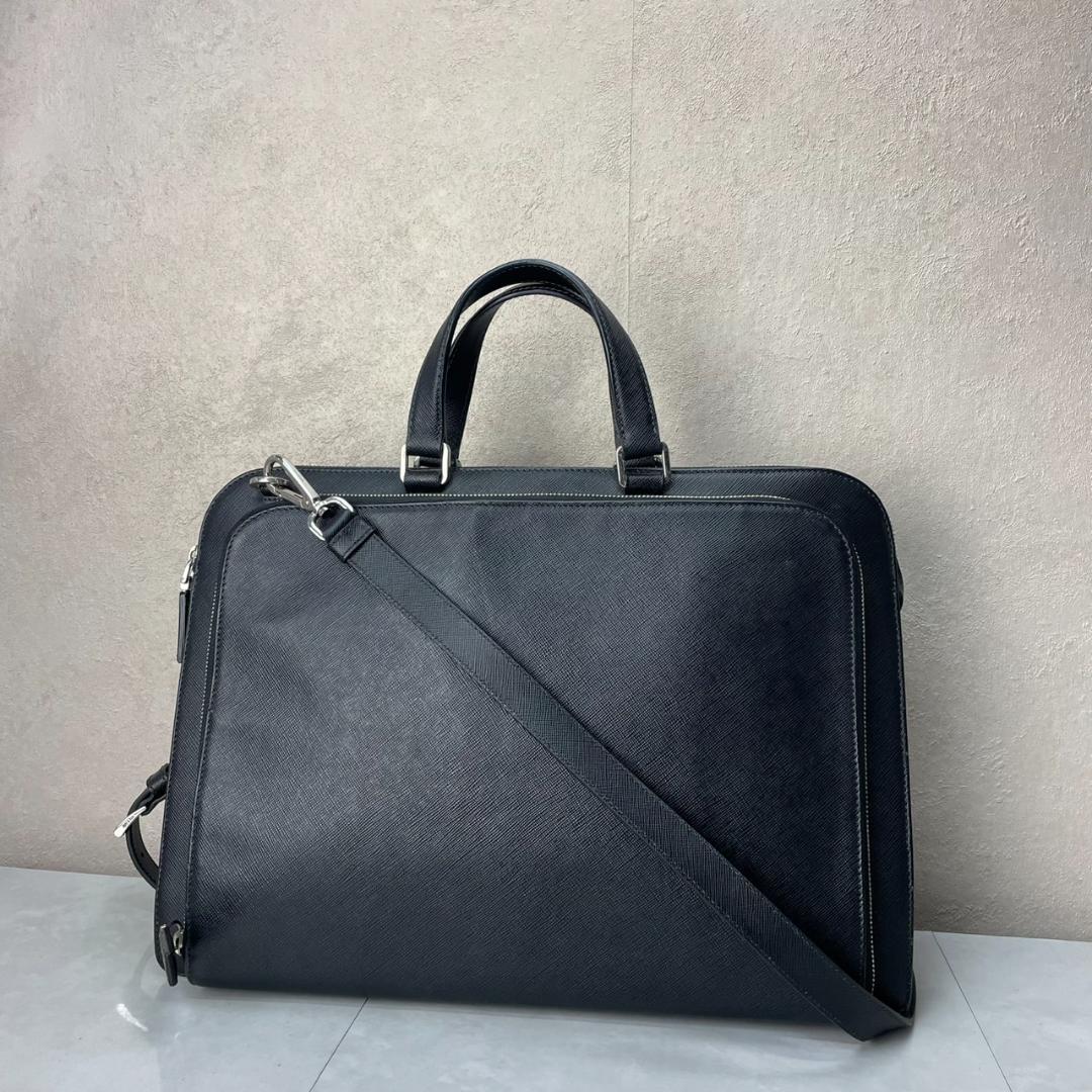 PRADA ビジネスバッグ プラダ 2way ハンドバッグ VR0078 黒