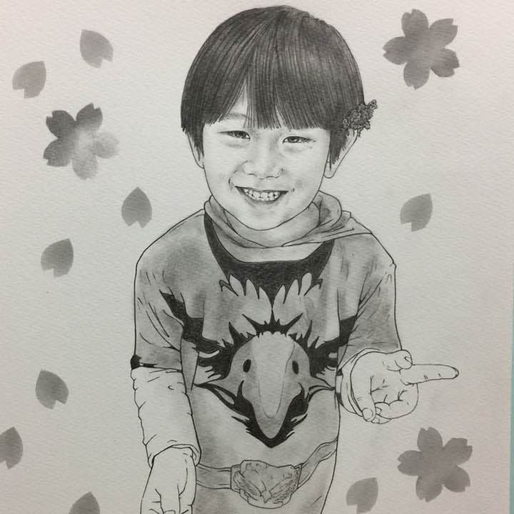 似顔絵イラストオーダー 6月のご予約 満員となりました。