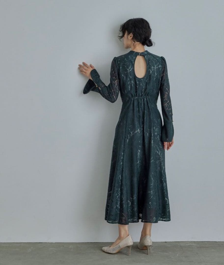 最終値下げ★kana レースバックオープンティアドロップドレス M オケージョン