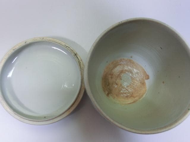 蓋物■紅葉 蓋茶碗 赤絵染付 蓋器(江戸後期～明治期) 鳩居堂 蓋鉢 時代 骨董