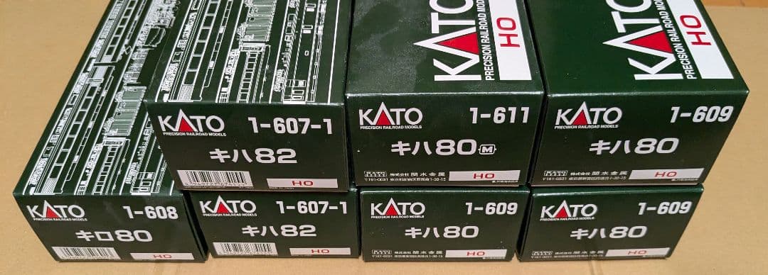 カトー HO キハ82系気動車 ７両セット パーツシール等未使用