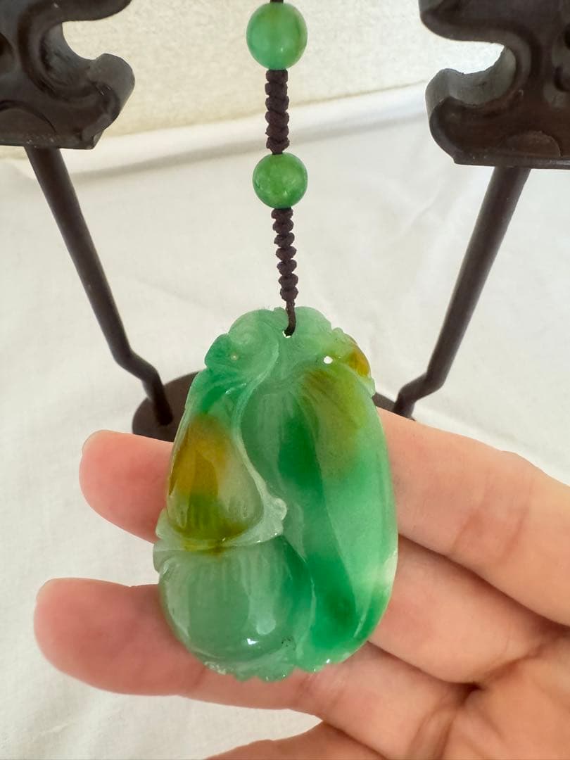 翡翠　アンティーク　コレクション　置物