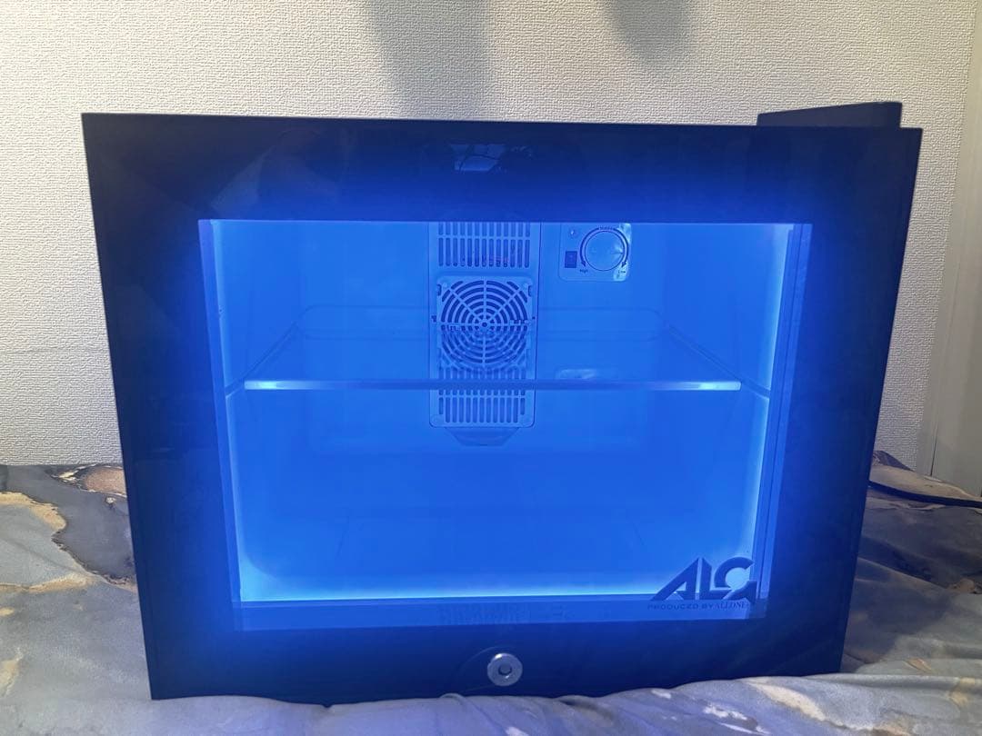 ALLONE LED内蔵ミニゲーミング冷蔵庫20L