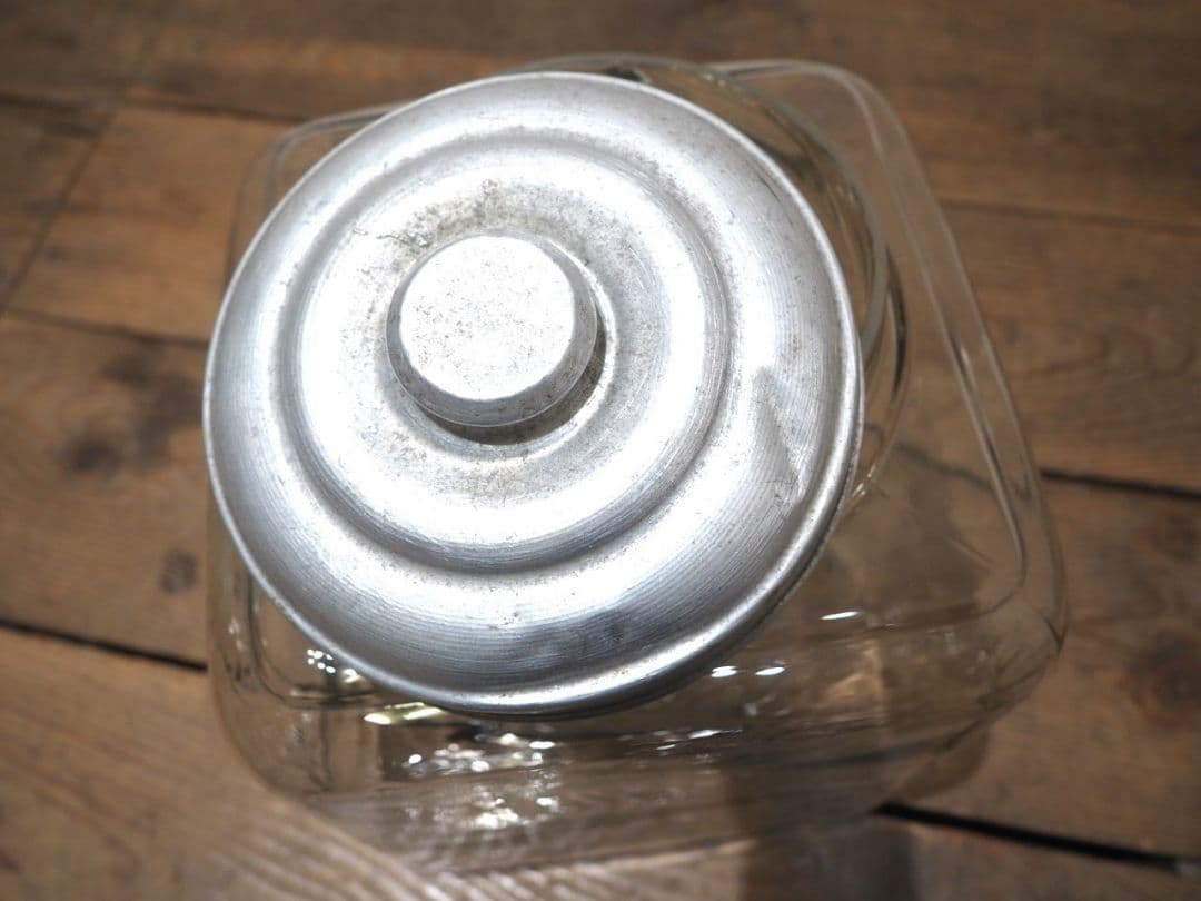 1204 レトロなガラス瓶　駄菓子屋　ガラスケース　ヴィンテージ　アンティーク