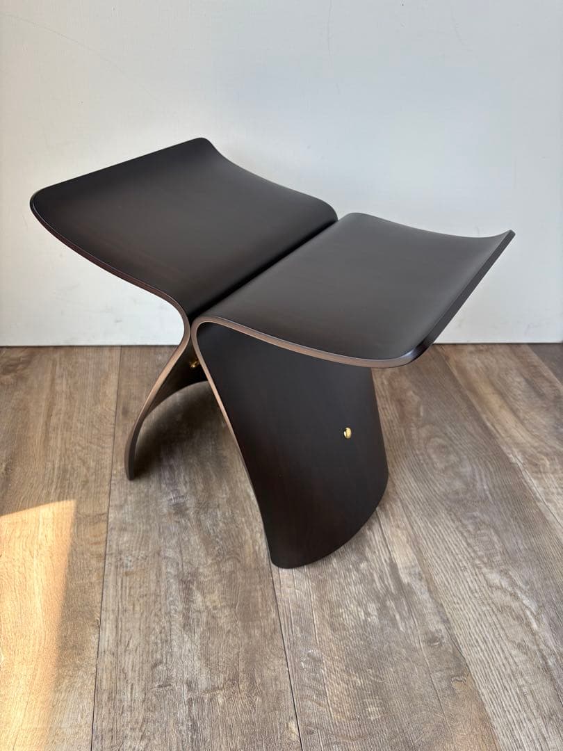 天童木工 バタフライスツール　品番S-0521RW-ST タグ付き　スツール