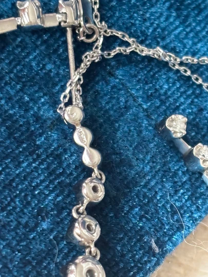 ヴァンドーム青山 プラチナ ダイヤ ネックレス ピアス