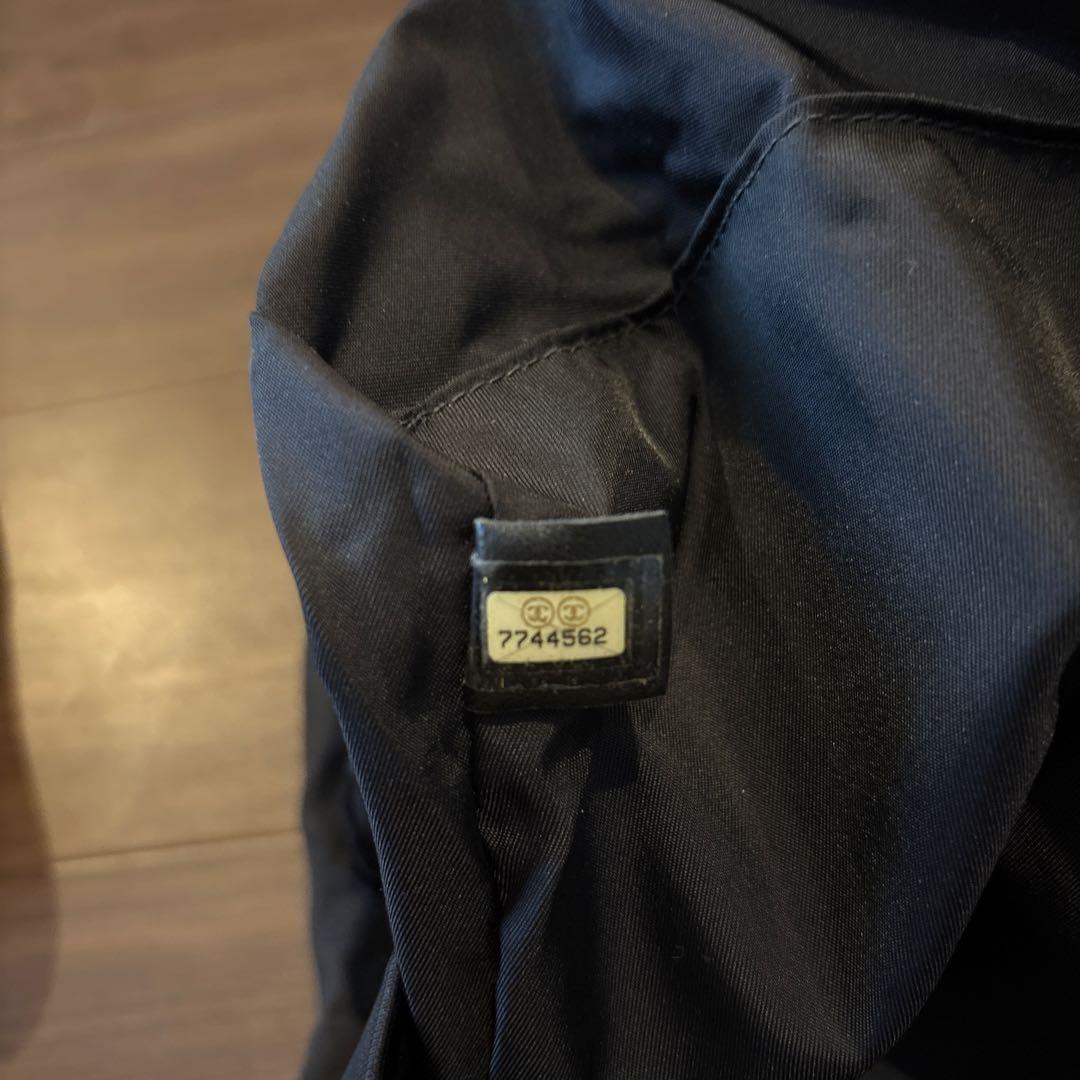 CHANEL ニュートラベルライン　ブラック トートバッグ