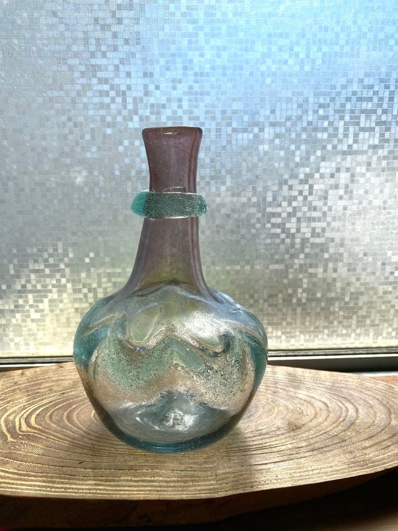 稲嶺盛吉　ガラス花瓶　【レア・13日までセール値とさせていただきます】