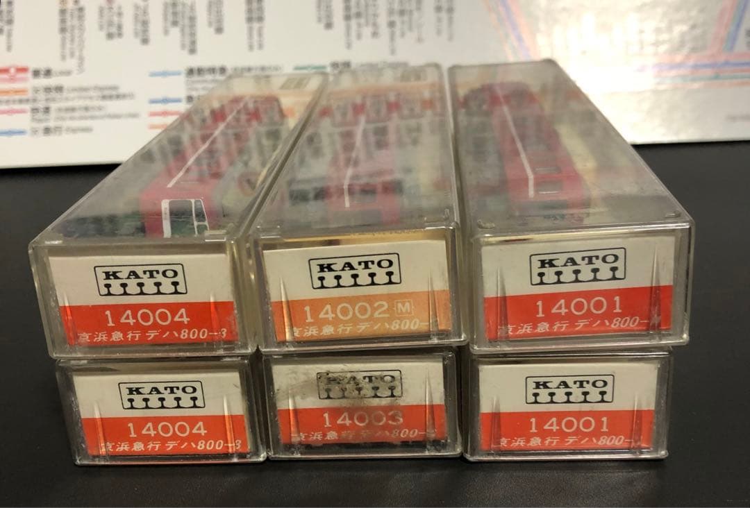 管理番号1659 京急 800形 新塗装 Nゲージ KATO製6両【駆動車難】