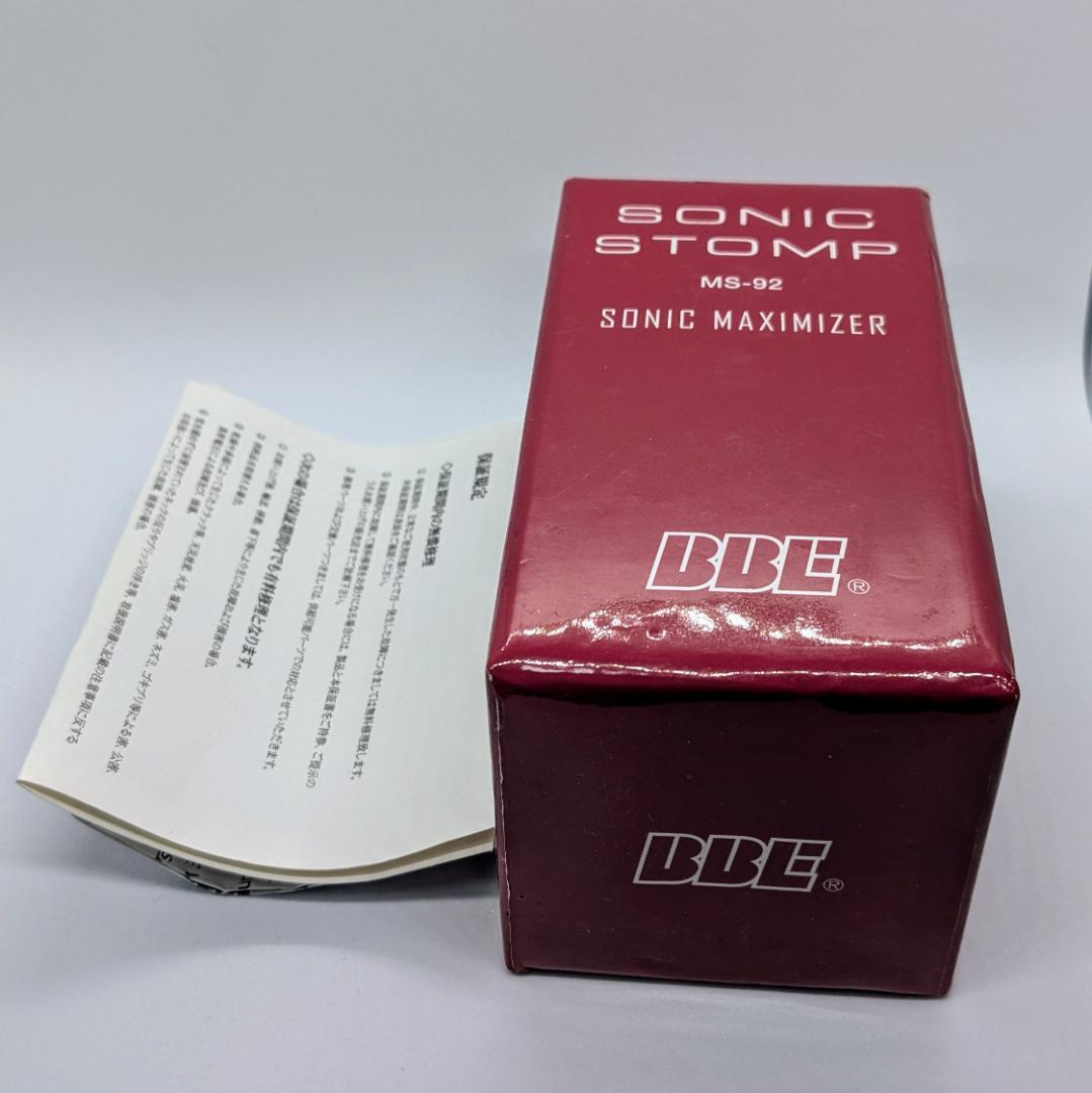 BBE SONIC STOMP　マキシマイザー
