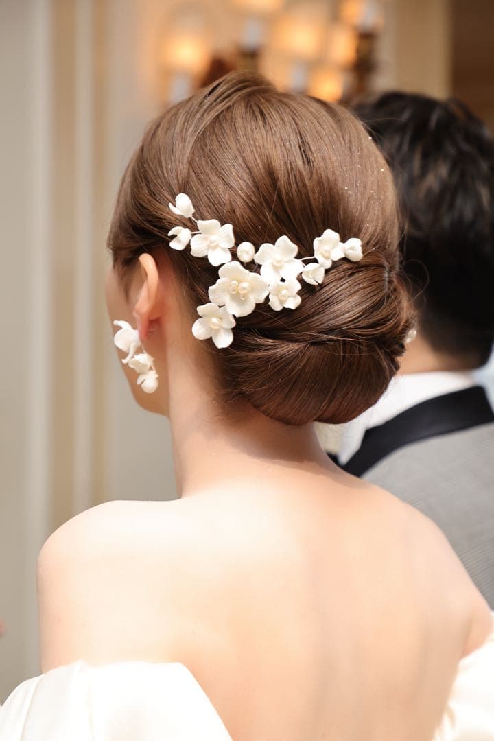 【美品】受注生産品 STELLA BRIDAL ウェディングヘッドドレスセット