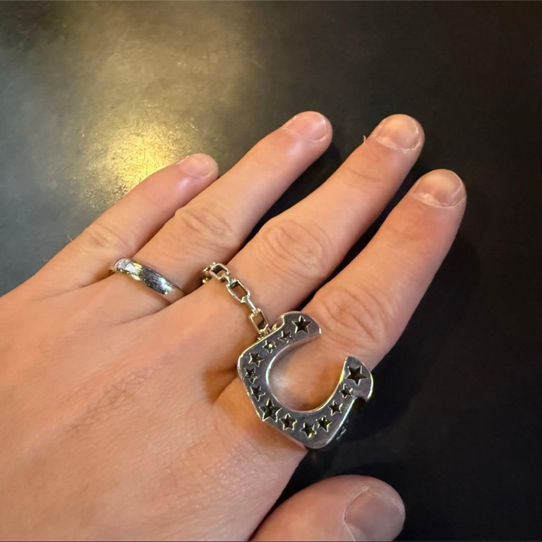 SILVER925 HORSESHOE DESIGN BIG RING/リング
