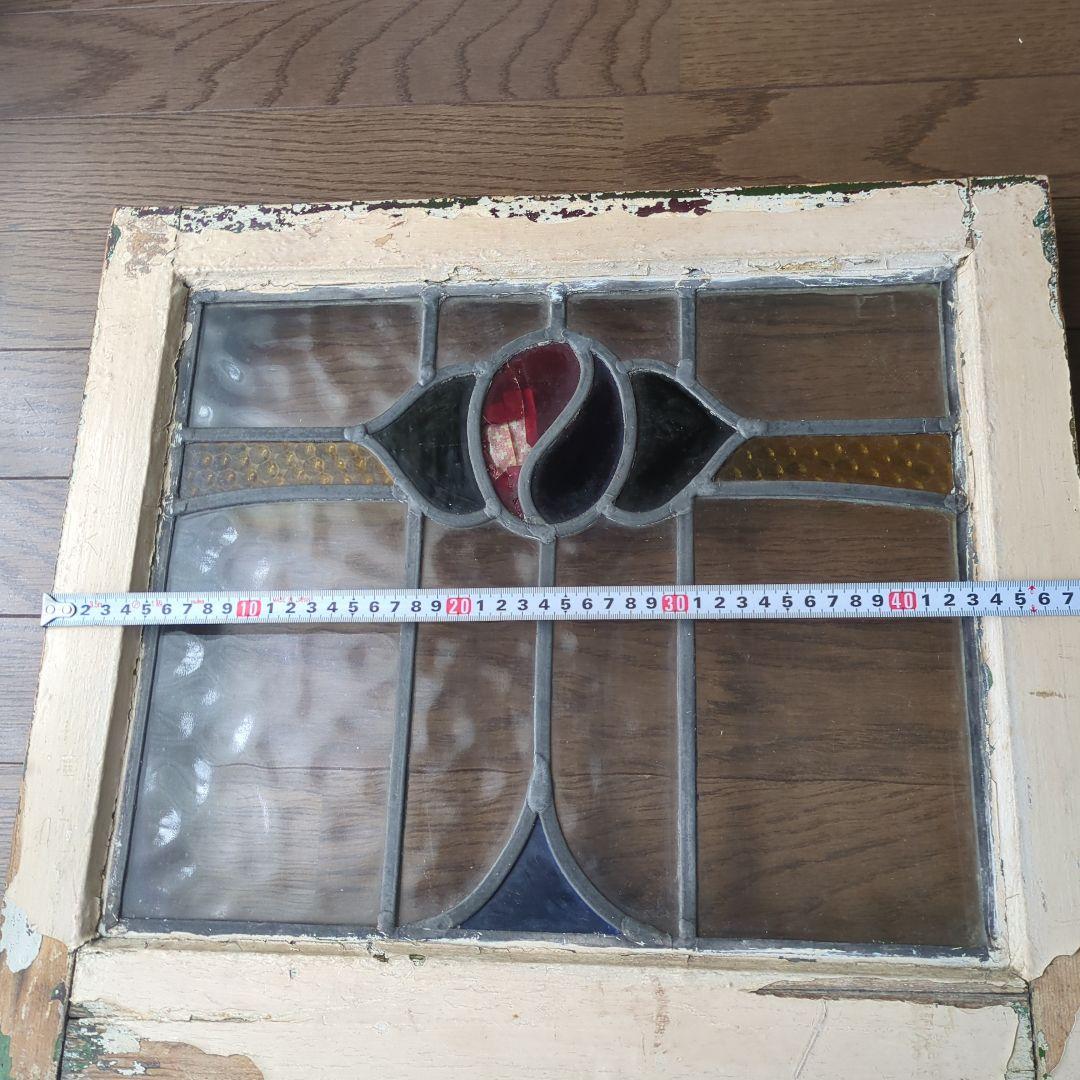 英国アンティーク　ステンドグラス　窓　イギリス