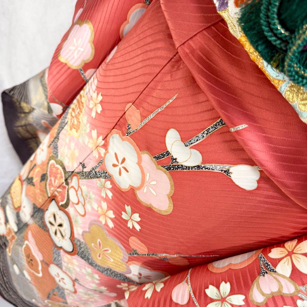 振袖フルセット　正絹　❤︎可愛い❤︎　155〜165　ピンク