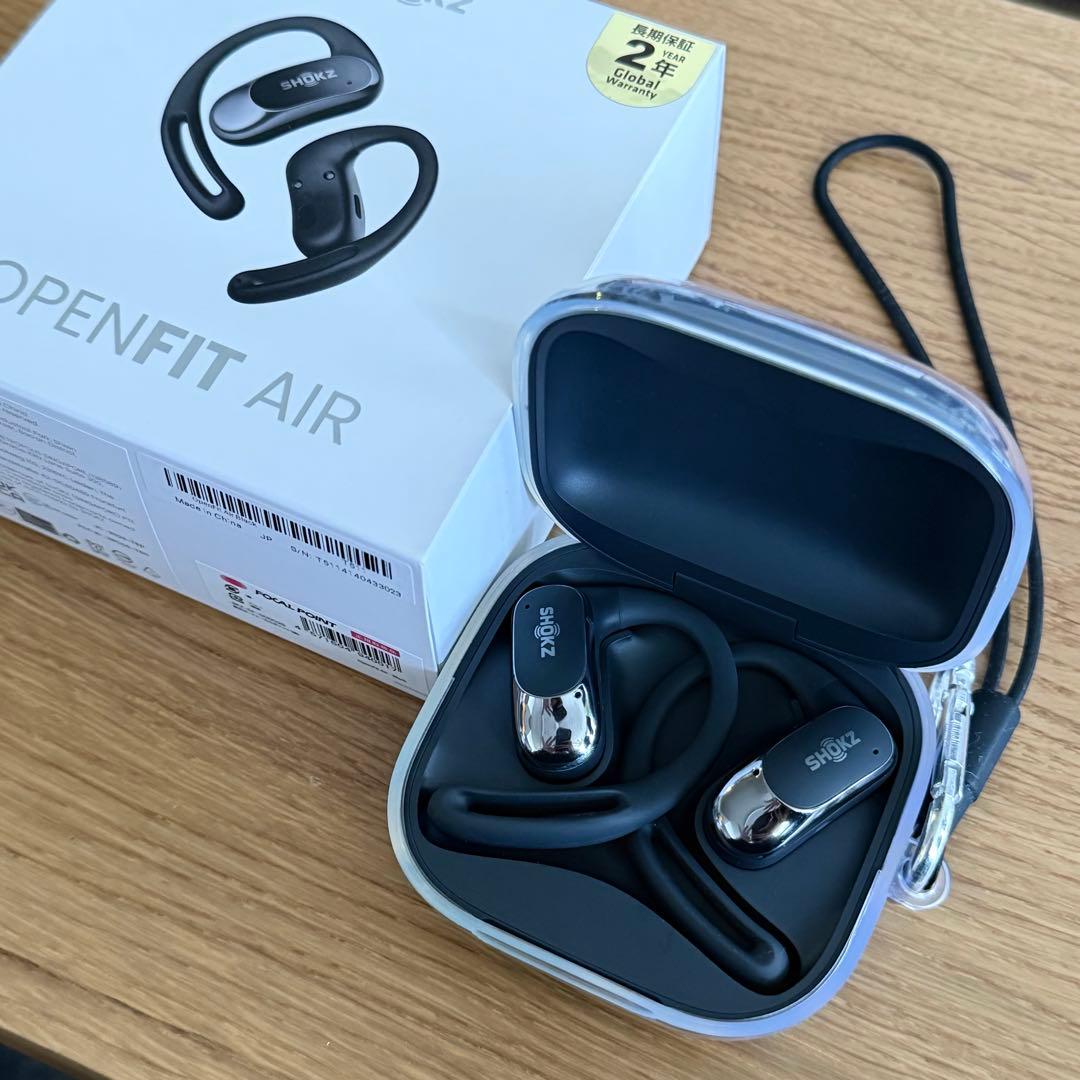 SHOKZ OPENFIT AIR ワイヤレスイヤホン ケース付き