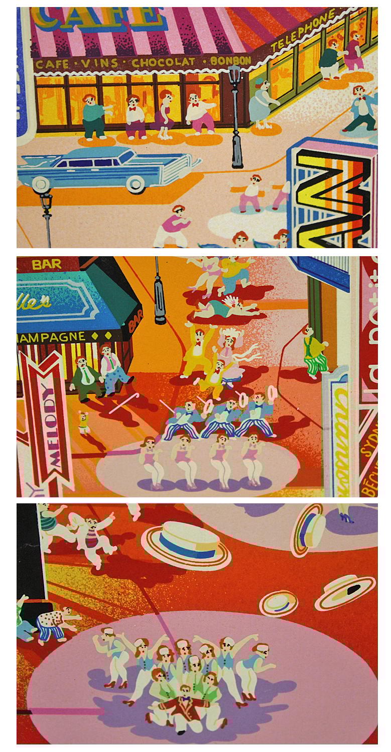 ヒロヤマガタ 【アメリカン イン パリス】 1986年 シルクスクリーン