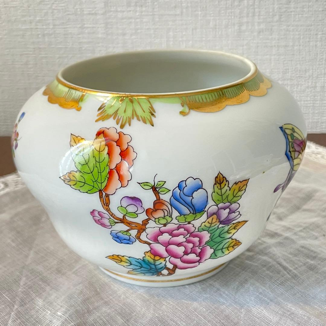 【レア】開窯125周年　ヘレンド　ボンボニエ―ル　ヴィクトリア　ブーケ