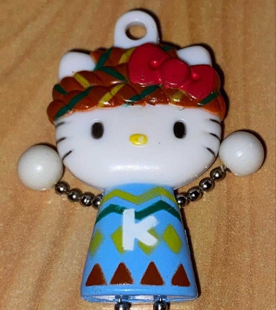 平成 レトロ ハローキティ ゆらゆら ストラップ 6個セット