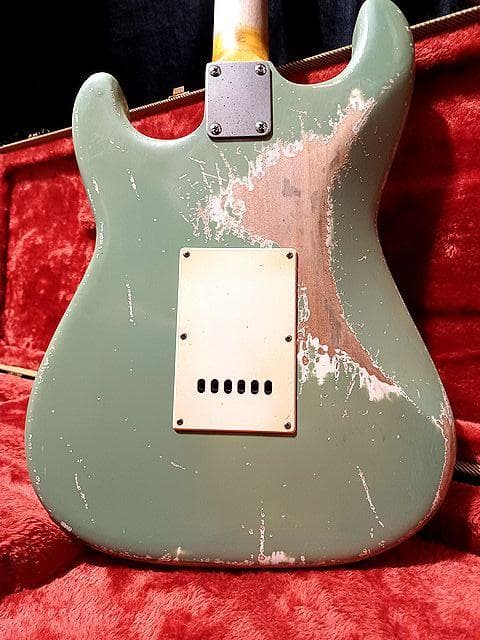 ギター OliveGreen RelicLaquerFinishStratocaster