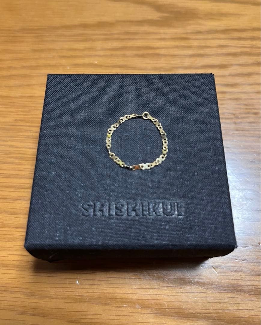 SHISHIKUI XR ゴールドチェーンリング L