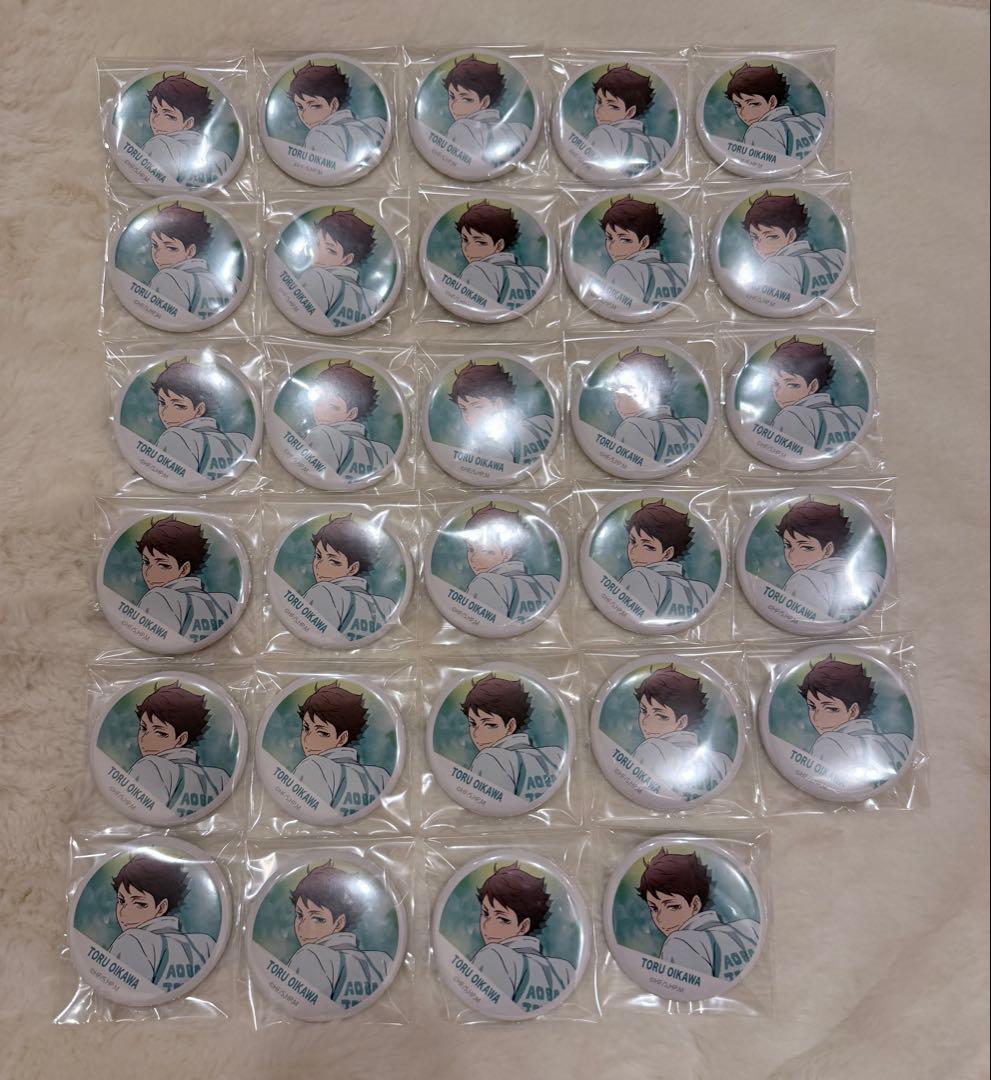 ハイキュー　横断幕缶バッジ　及川徹