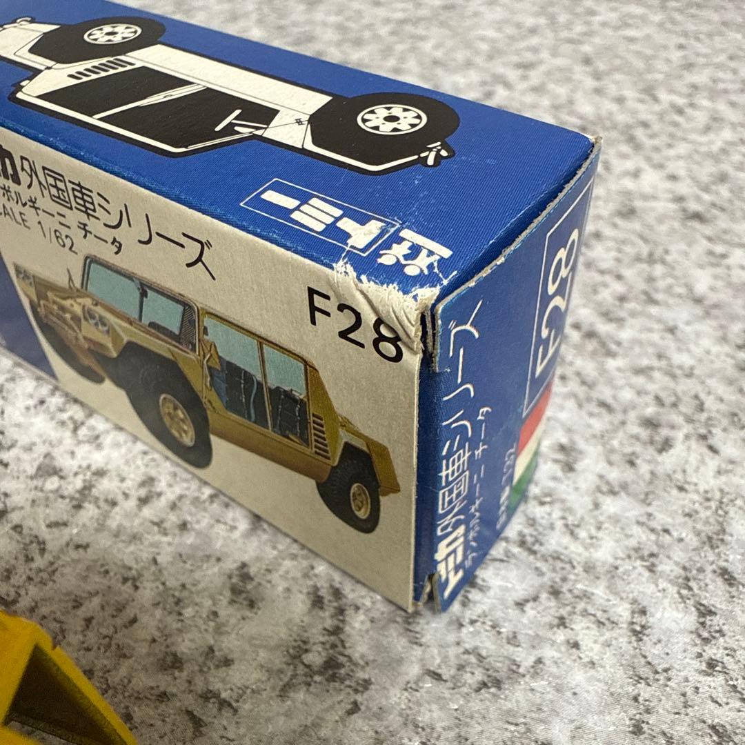 トミカ青箱外国車シリーズ　F28 ランボルギーニ　チータ