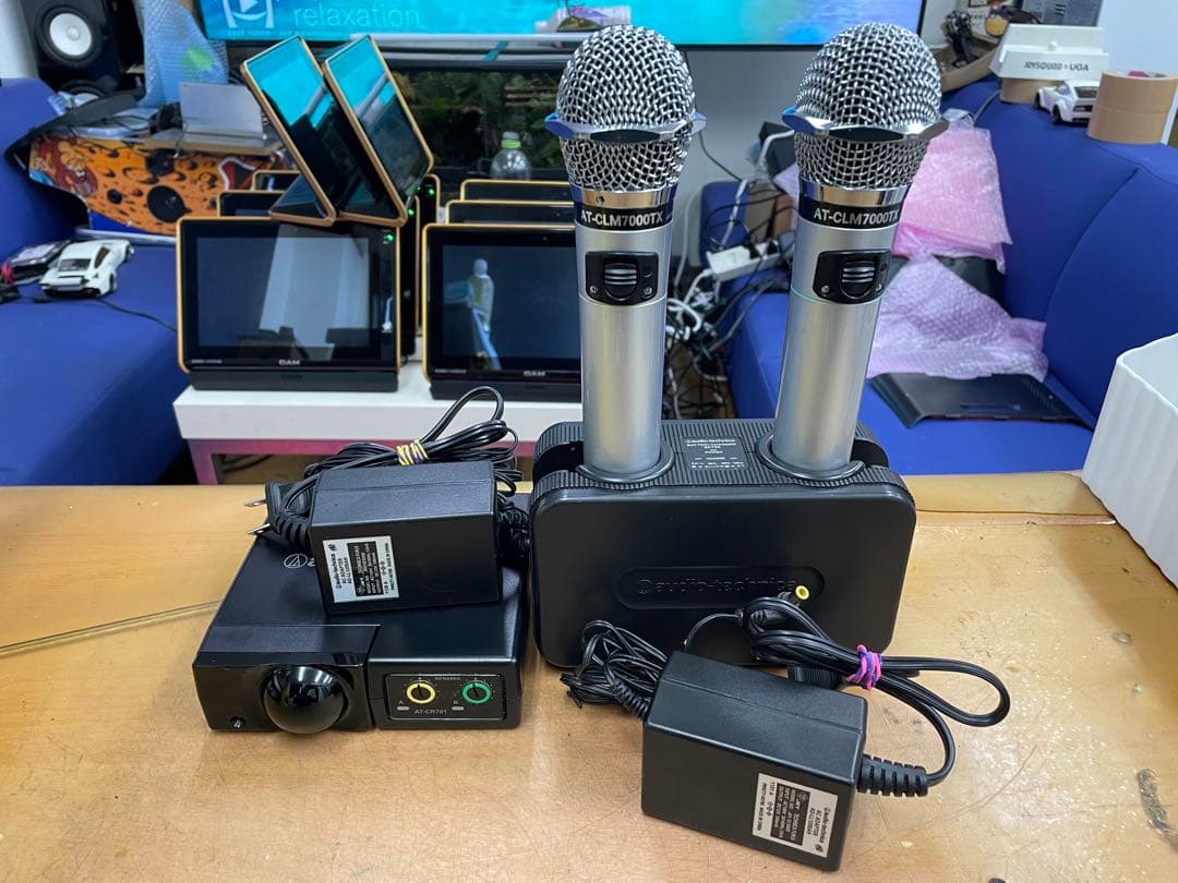 オーディオテクニカ赤外線マイクセット CR701+CLM7000シルバー