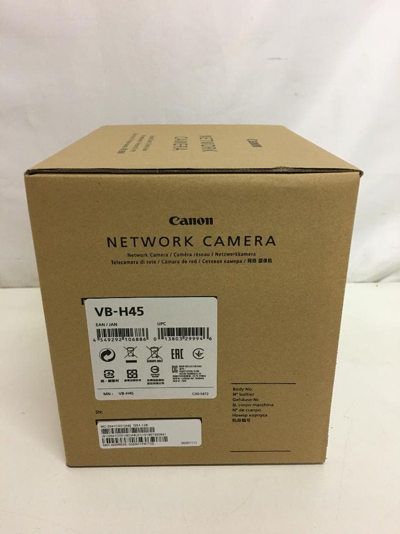 未開封 Canon VB-H45 ネットワーク カメラ 防犯カメラ