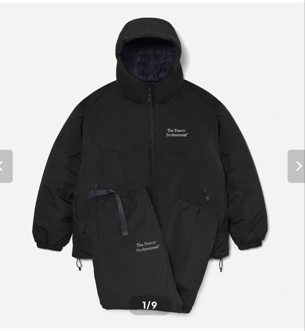 ENNOYとスタイリスト私物 PADDED NYLON SET UPBLACK)