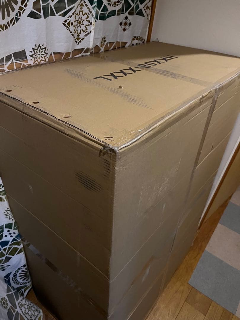 【新品未使用】大型犬ハードクレートXXXL（122×89×89cm）キャスター付