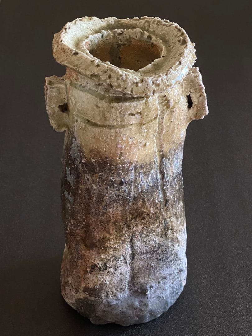 信楽焼　花瓶　花器　花入　井村侊生　N12