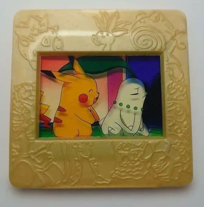 Meiji ポケモン ピクチャーフレーム　チコリータ ピカチュウ