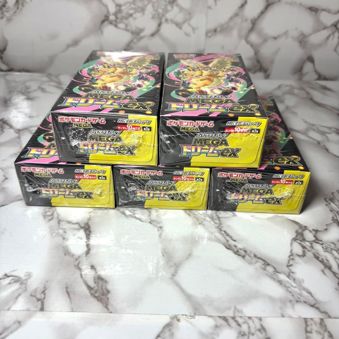 5box シュリンク付 MEGAドリームex 一次流通品 ポケモン　値引き不可