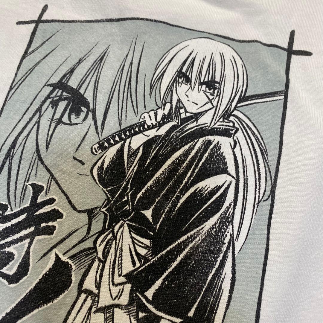 anime expo 2002 \"るろうに剣心\" t shirt L 00S