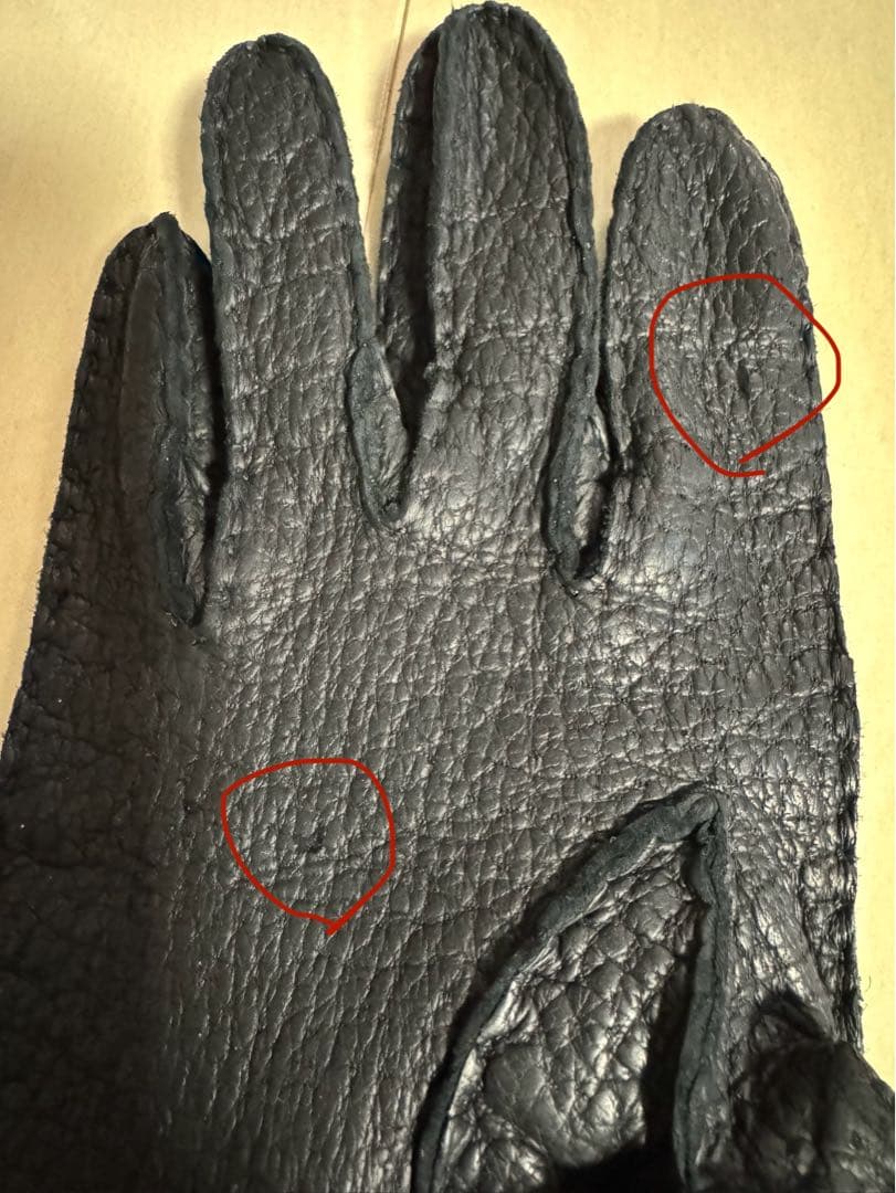 六*)様 DENTS デンツ　ペッカリー　グローブ　アンライニング　サイズ7 手