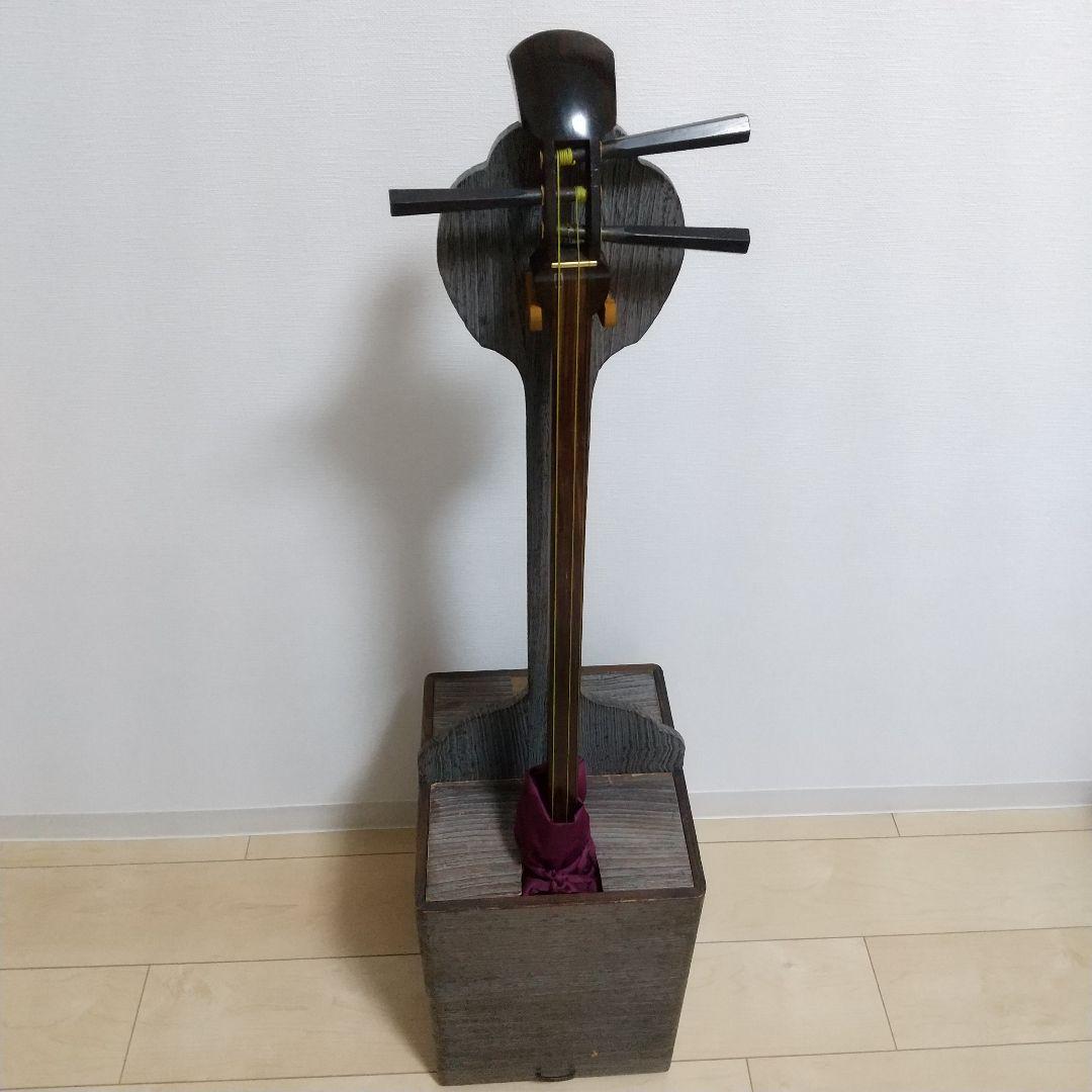 三味線 桐箱スタンド