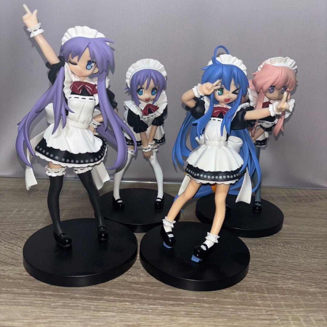 らき☆すた≒おん☆すて　プレミアムフィギュア　4体まとめセット