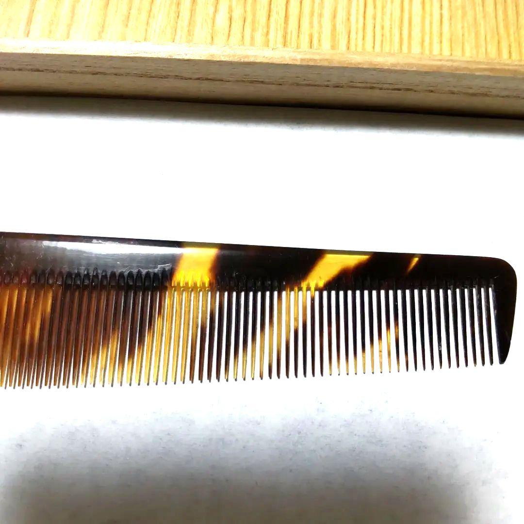 信山本鼈甲　信山別誂　理容美容櫛