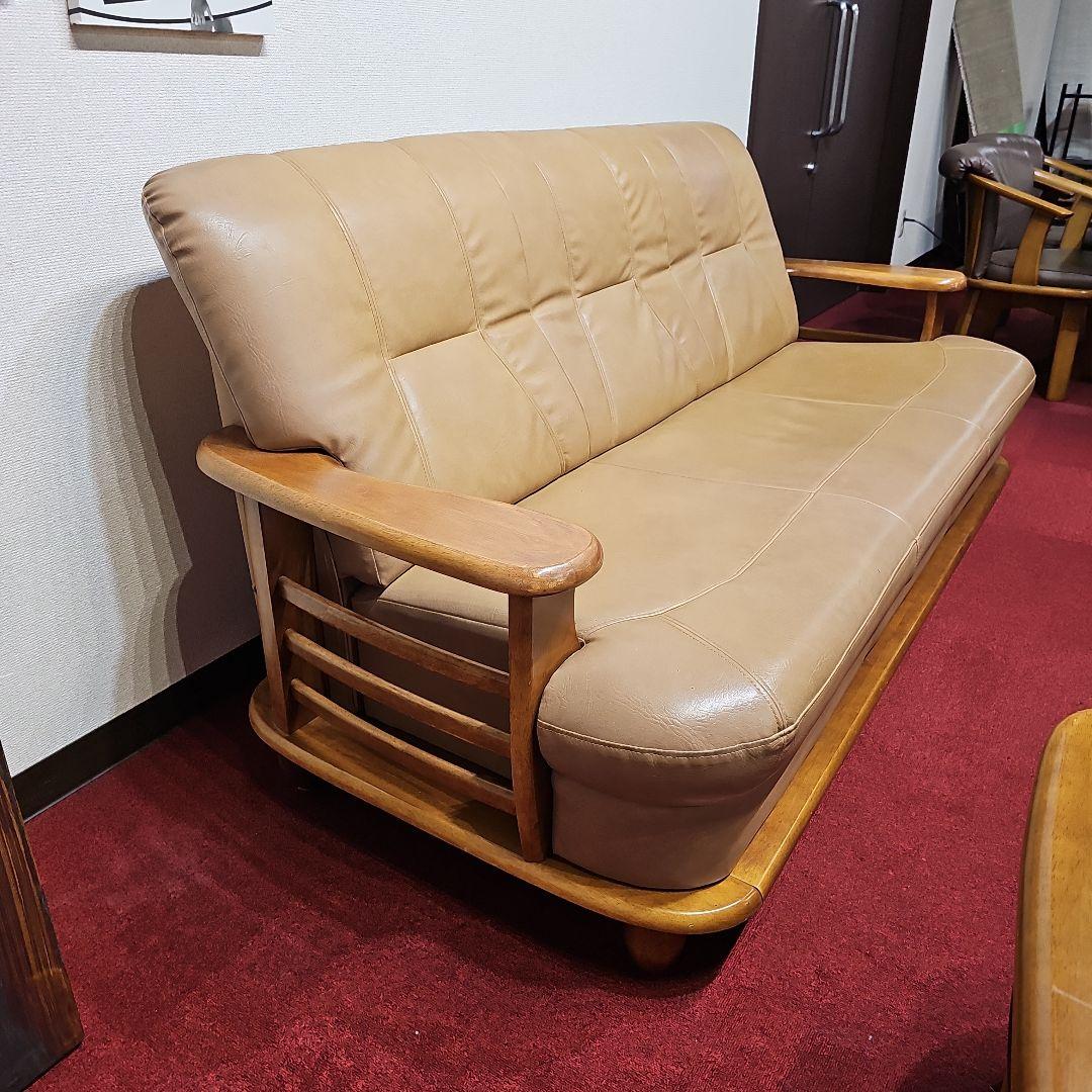 SET NITORI レトロ ベージュ ソファセット