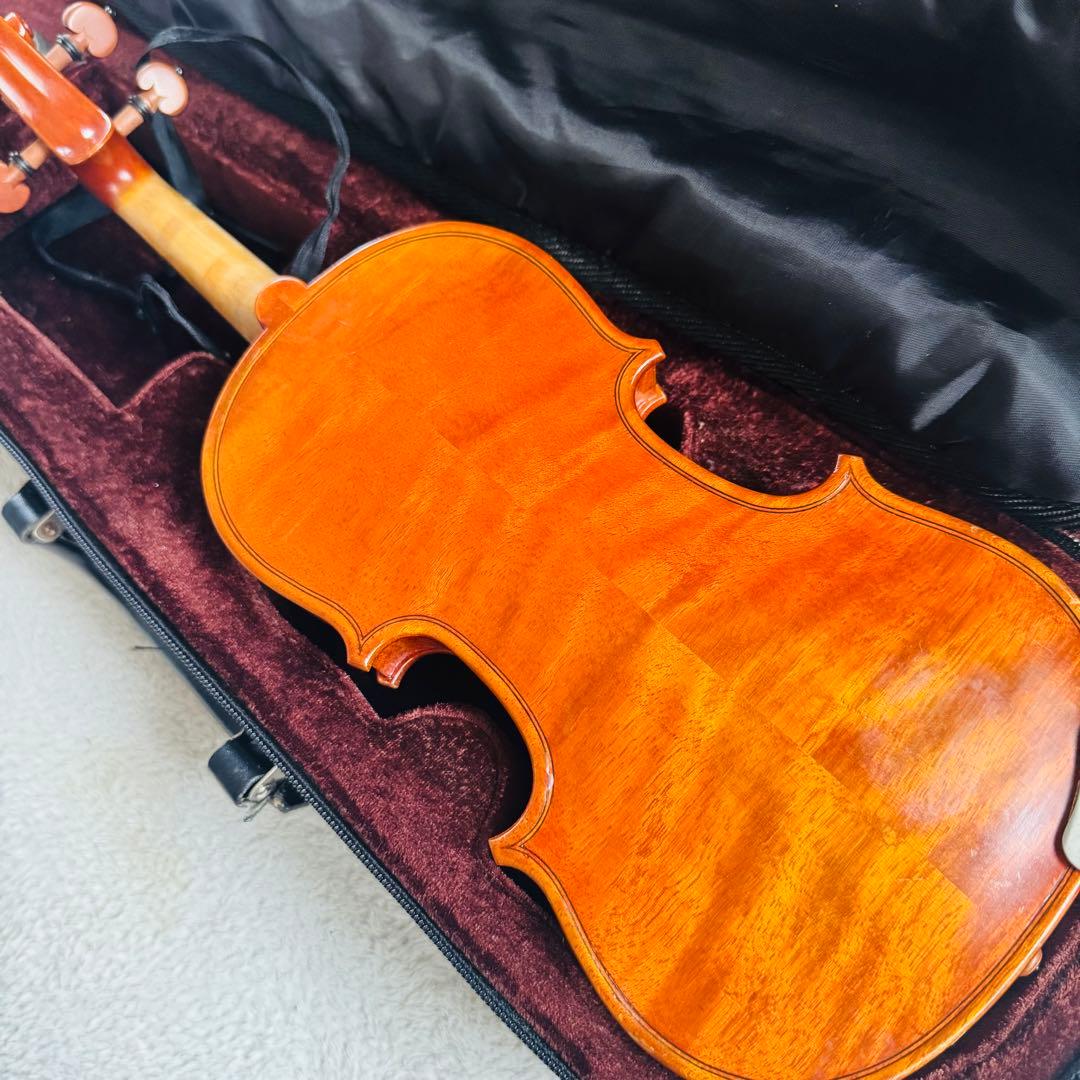 希少虎杢　高級バイオリン　カルロ・ジョルダーノ　1/10弦楽器　音楽