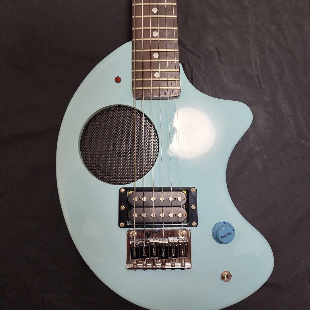 FERNANDES ZO-3 エレキギター 水色 スピーカー内蔵