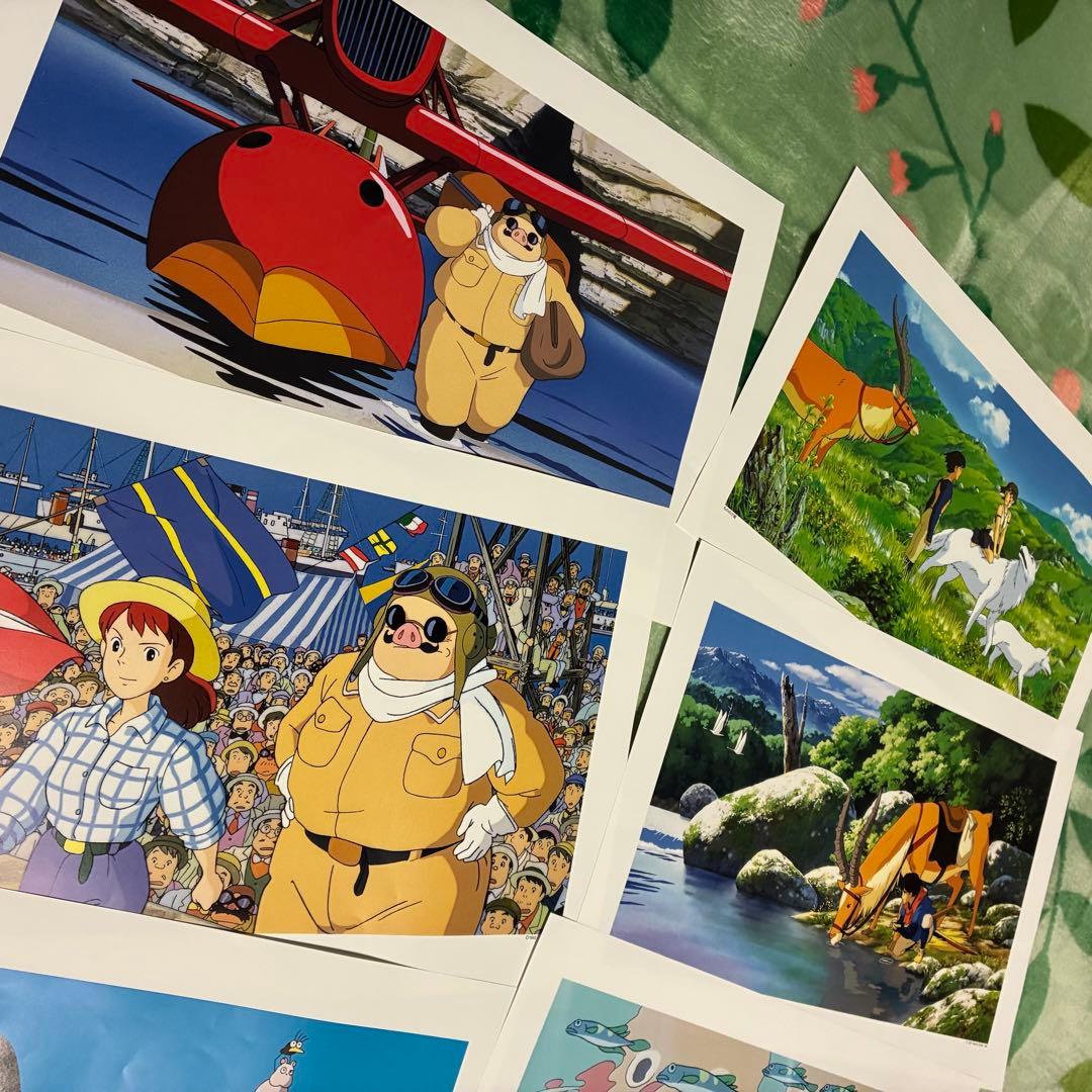 ジブリポスター柄違い、16タイトル各2枚合計32枚セット