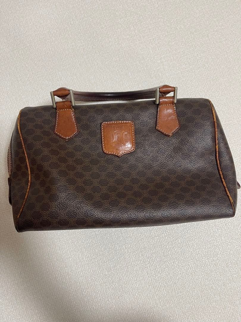 ゆ*ん様 CELINE セリーヌ マカダム ボストンバッグ ハンドバッグ