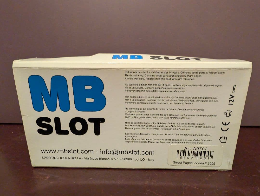 MB SLOT Pagani Zonda F 2005 スロットカー
