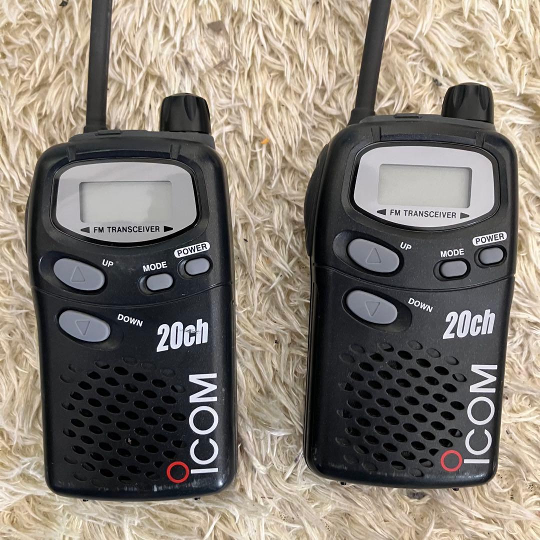 【付属品多数】ICOM IC−4008W 特小無線トランシーバー 2台セット